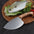 Round Seafood Knife with Wooden Handle