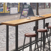 Commercial Bar Furniture Set — Solid Wood Tables &amp; Bar Stools image preview