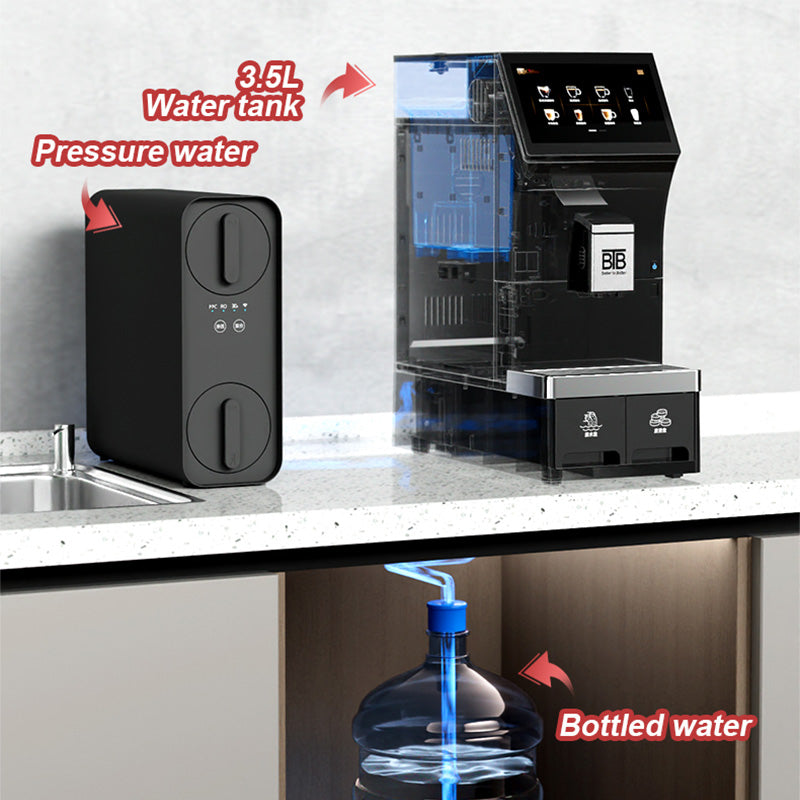 Commercial Bean-to-Cup Coffee Machine with 10.1" Touchscreen