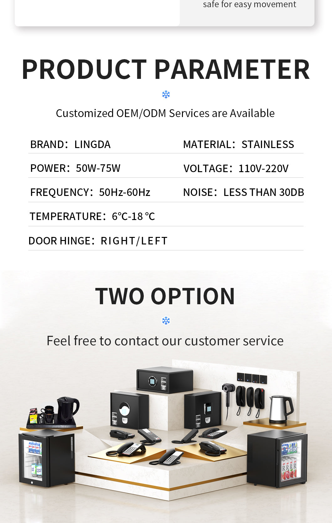 48L Thermoelectric Minibar Fridge