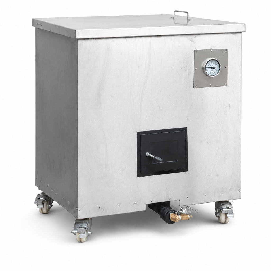 Commercial Gas Clay Tandoor Oven — Stainless Steel