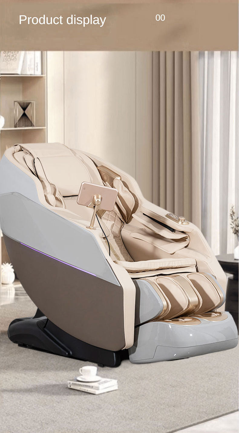 4D Zero-Gravity Shiatsu Massage Chair — SL Track, Heated, Voice Control