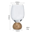 Red wine glass
