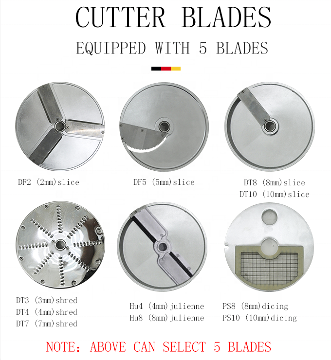 Commercial Vegetable Cutting Machine — Slicer, Shredder & Dicer