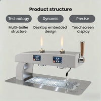 Commercial Dual-Boiler Espresso &amp; Teapresso Machine — Dual Touchscreen image preview