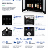 Commercial Wine-by-the-Glass Dispenser — 6 Bottles, 6 Taps image preview