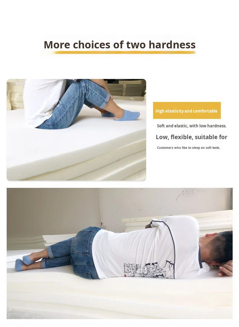 Foldable High-Density Foam Mattress Topper — Medium Firmness
