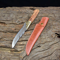 Handcrafted Feather Knife with Rosewood Handle image preview