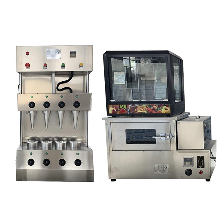 Automatic Pizza Cone Maker — 4-Mold