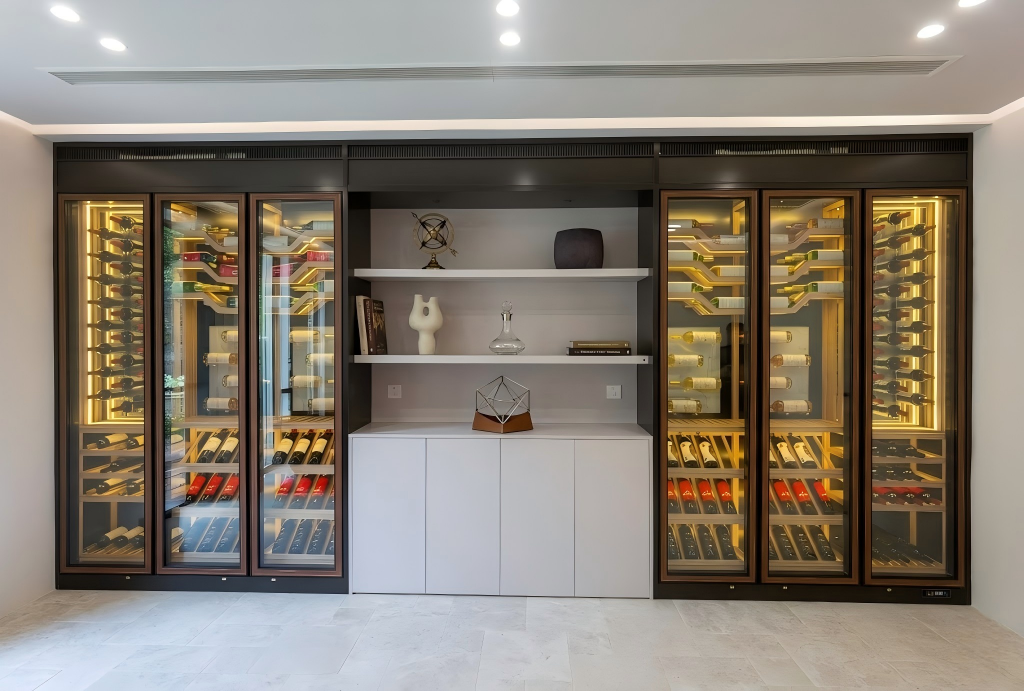 Commercial Wine Cellar Cabinet — Constant-Temperature Compressor