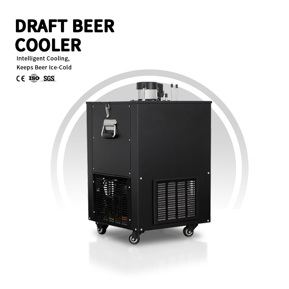 Commercial Draft Beer Dispenser & Ice-Bank Kegerator