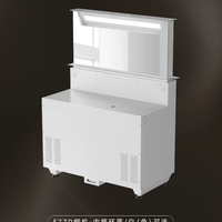 Downdraft Island Range Hood with Recirculation Filtration and Tabletop Lifting image preview