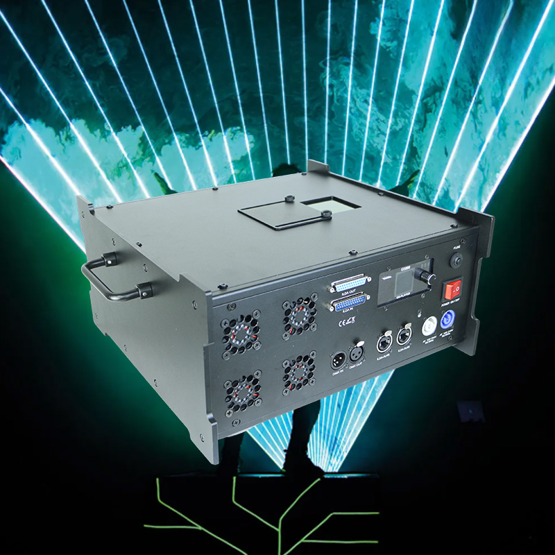 Laser Man RGB Show System — 10W Beam & Animation Laser