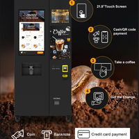 Commercial Coffee & Ice Vending Machine — 32" Touchscreen, Self-Clean image preview