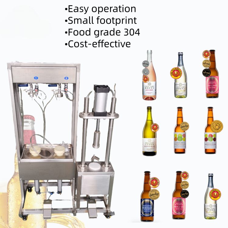 Manual Bottle Filling & Capping Machine for Craft Breweries
