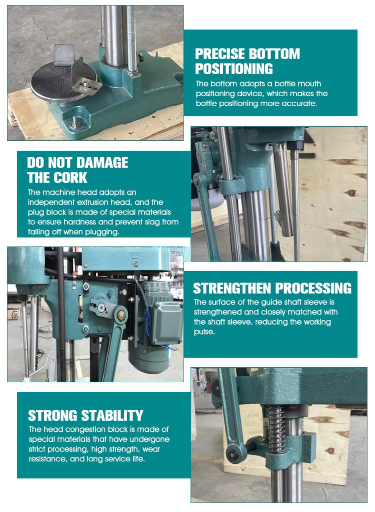 Semi-Automatic Wine Corking & Capping Machine
