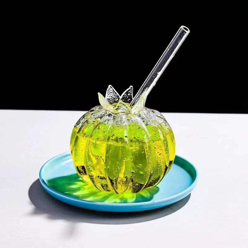 Elegant Pumpkin Cocktail Glass