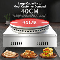 Commercial Gas Rotating Crepe Maker — 400 mm Single Plate image preview