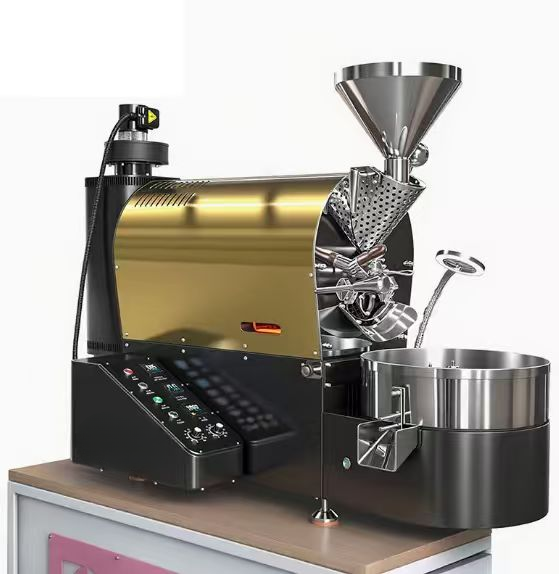 Commercial Drum Coffee Roaster, 20 kg/h