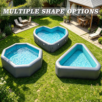 Inflatable Drop-Stitch Swimming Pool — Round & Rectangular — превью изображения