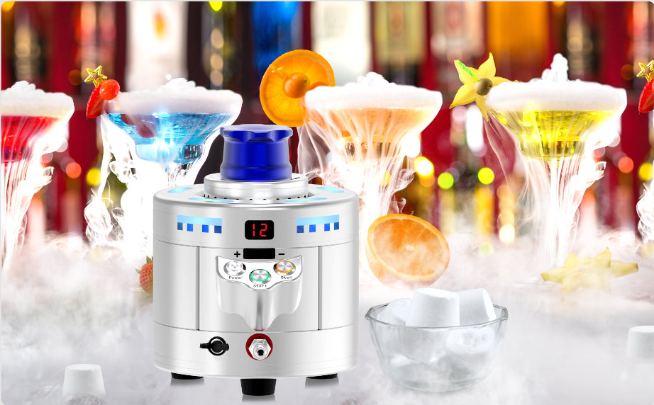 Portable Dry Ice Maker & CO2 Glass Chiller