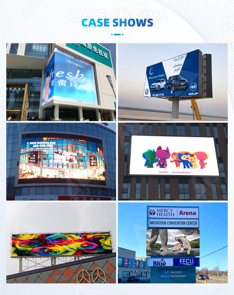 Outdoor Waterproof LED Display Screen — IP65 Fixed Digital Signage