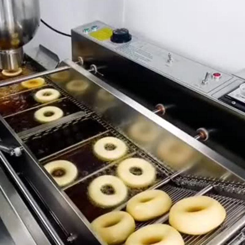 Commercial Automatic Donut Making Machine — High-Capacity Fryer