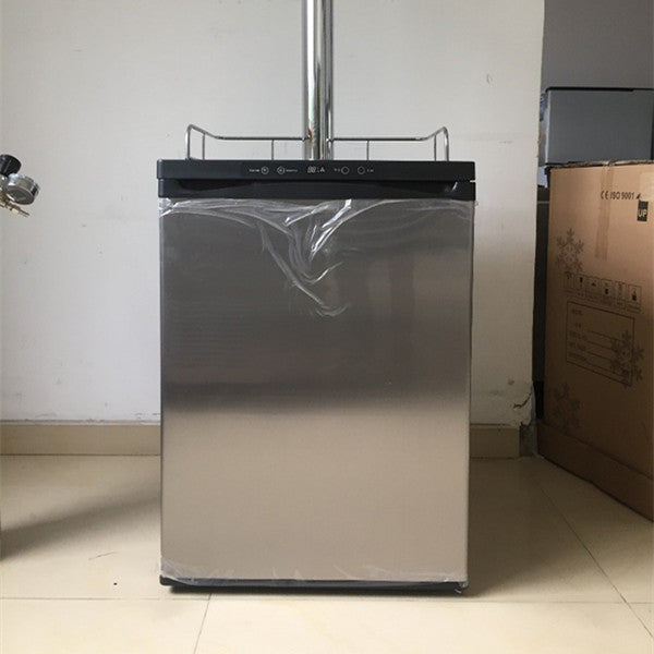 2-Tap Beer Kegerator — Stainless Steel