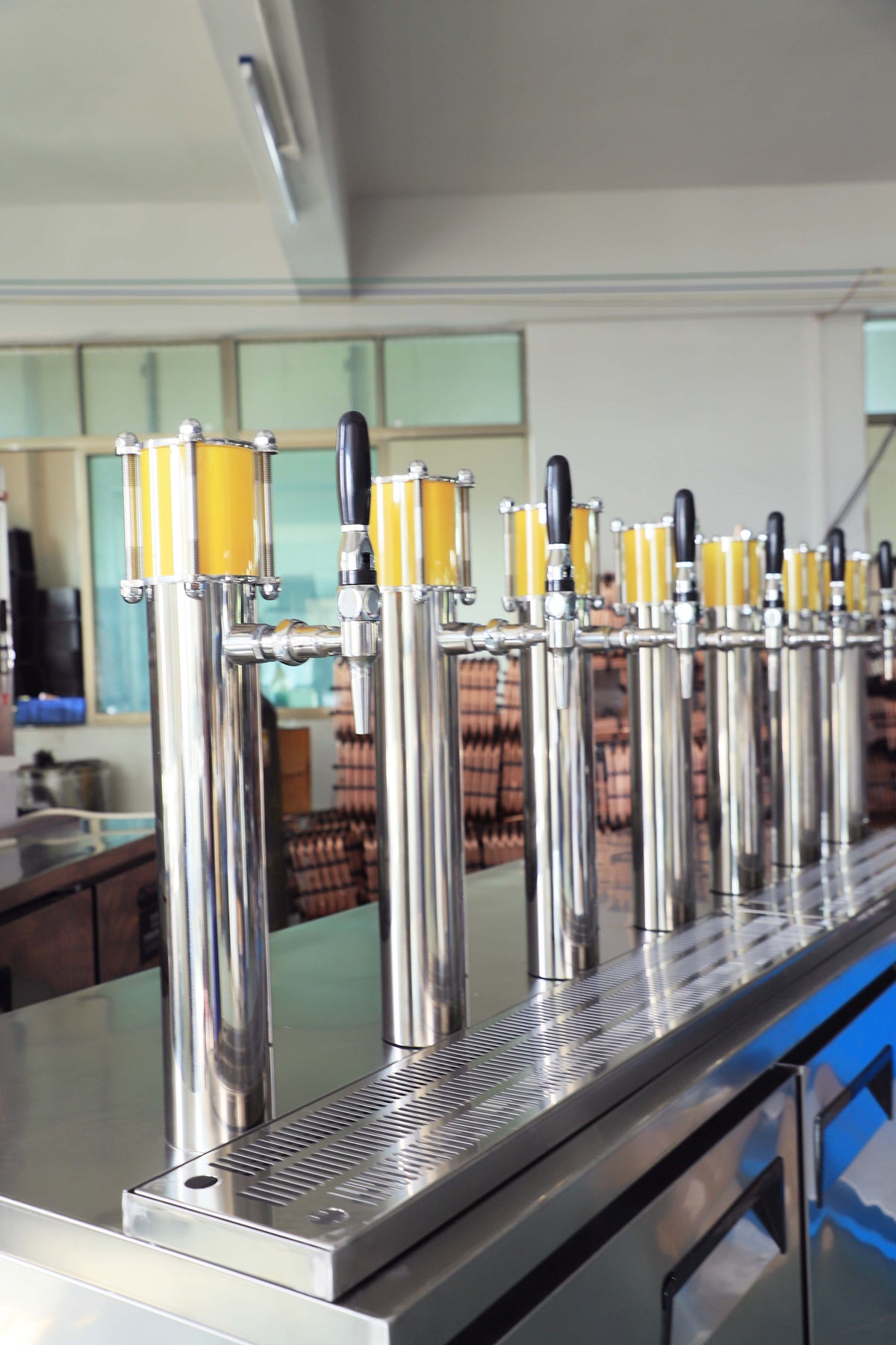 Commercial Draft Beer Kegerator — Dual Cooling, 2–12 Tap