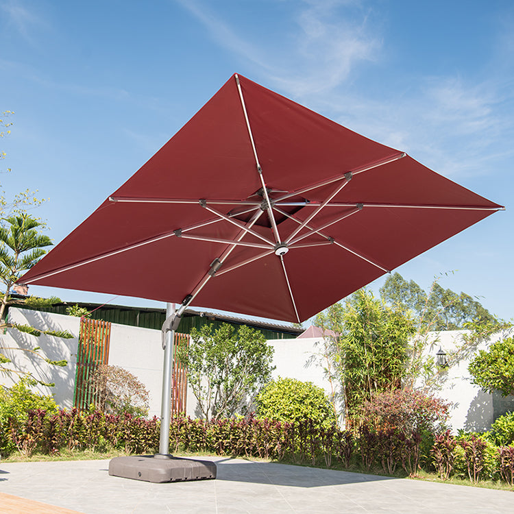Cantilever Patio Umbrella — Aluminum LED Offset Parasol