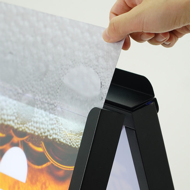 Foldable LED A-Frame Light Box — Double-Sided Sidewalk Sign