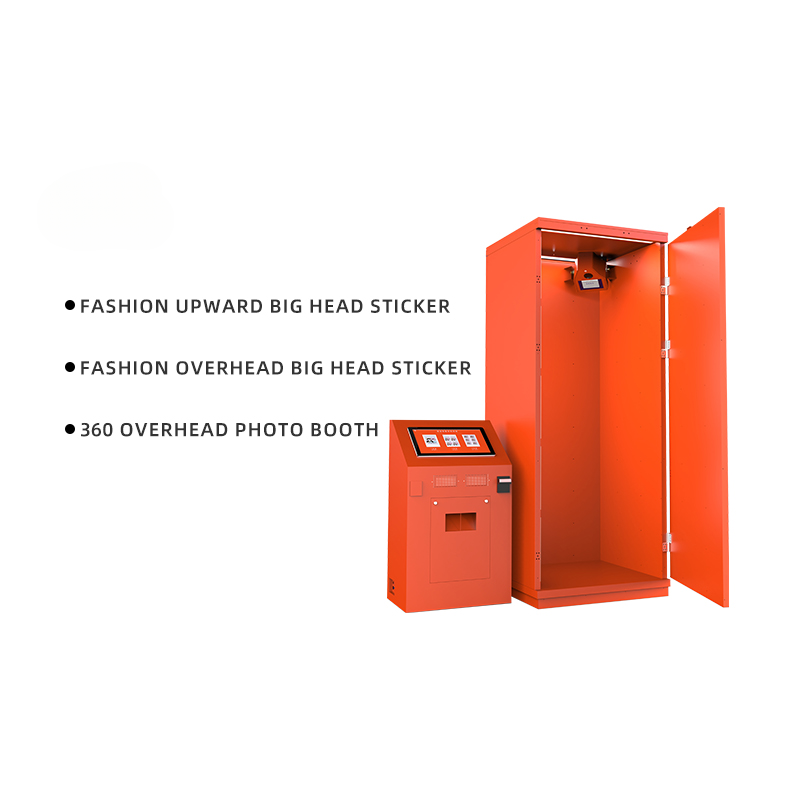 Commercial Selfie Photo Booth Machine — Touchscreen with Instant Print