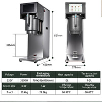 Commercial Automatic Tea Brewer — 5.5L Stainless Steel image preview