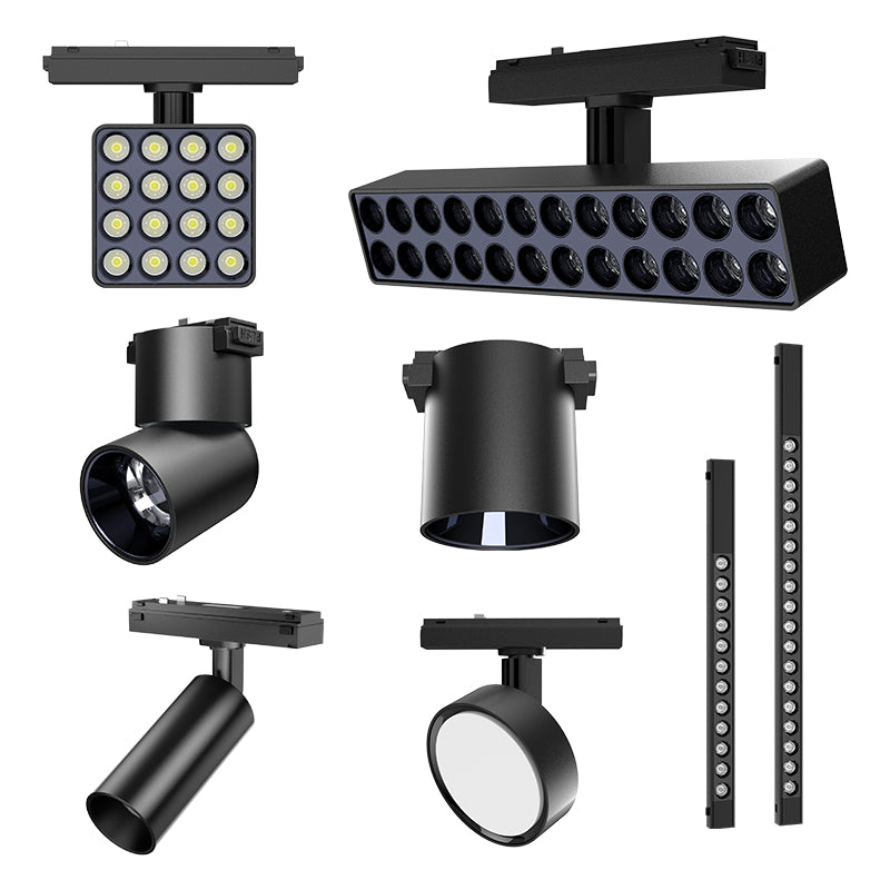 Magnetic Track Lighting System — 48V LED Rail & Fixtures