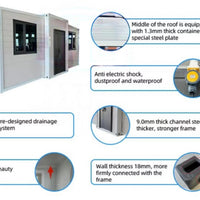 Vista previa de la imagen de Expandable Container House — Flat-Pack Modular Cabin