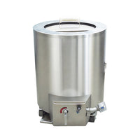 Commercial Gas Tandoor Clay Oven — Round Stainless Steel image preview