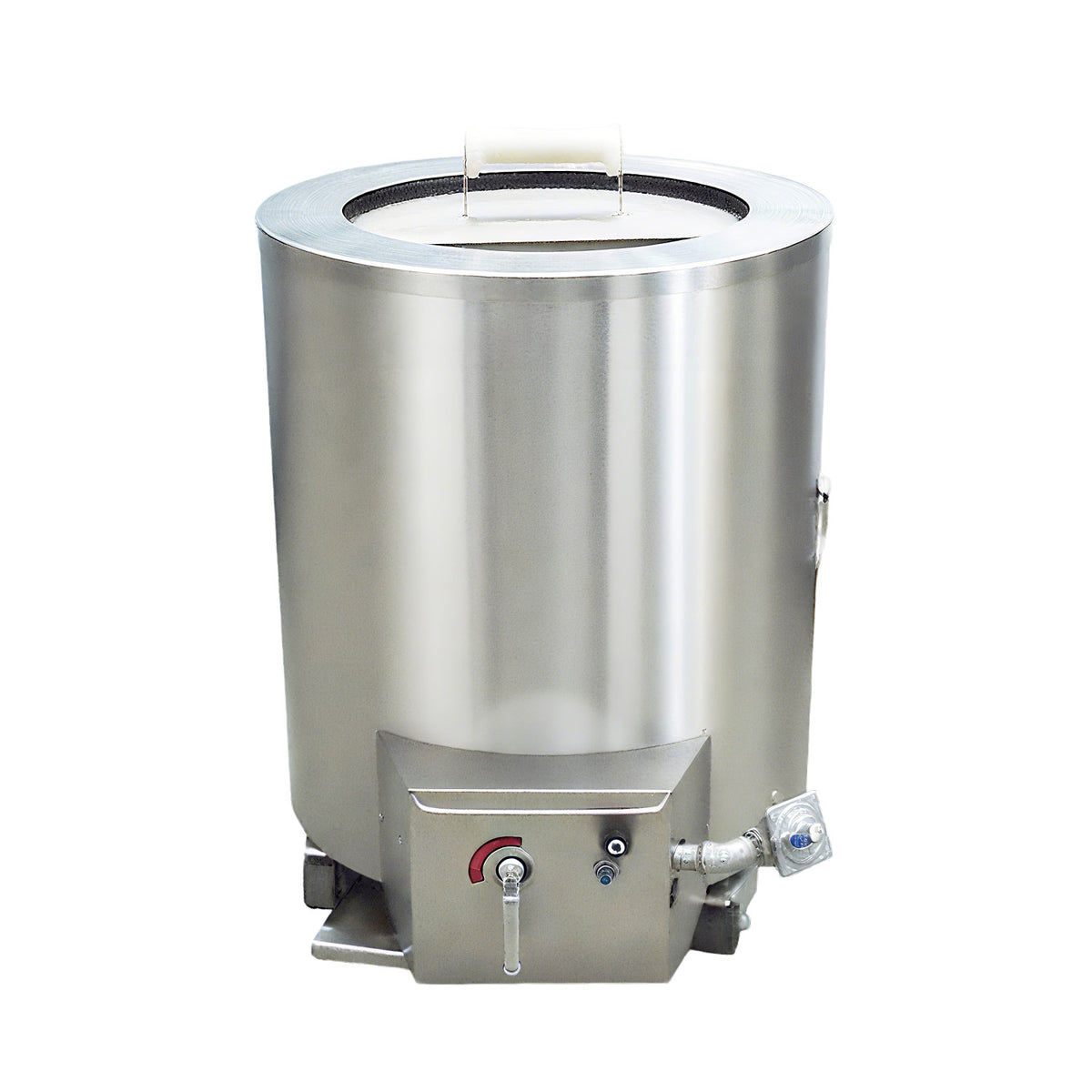 Commercial Gas Tandoor Clay Oven — Round Stainless Steel