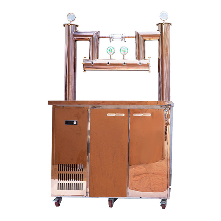 Commercial Draft Beer Dispenser — Air-Cooled Kegerator, 4 to 6 Taps