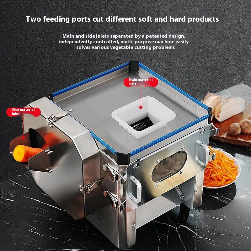 Commercial Multi-Function Meat & Vegetable Cutter — 850W Slicer/Shredder