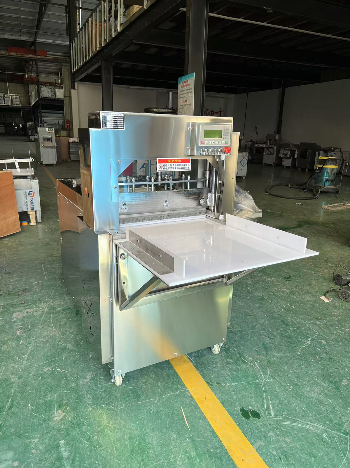 Frozen Meat Roll Cutting Machine — Automatic Beef & Mutton Slicer