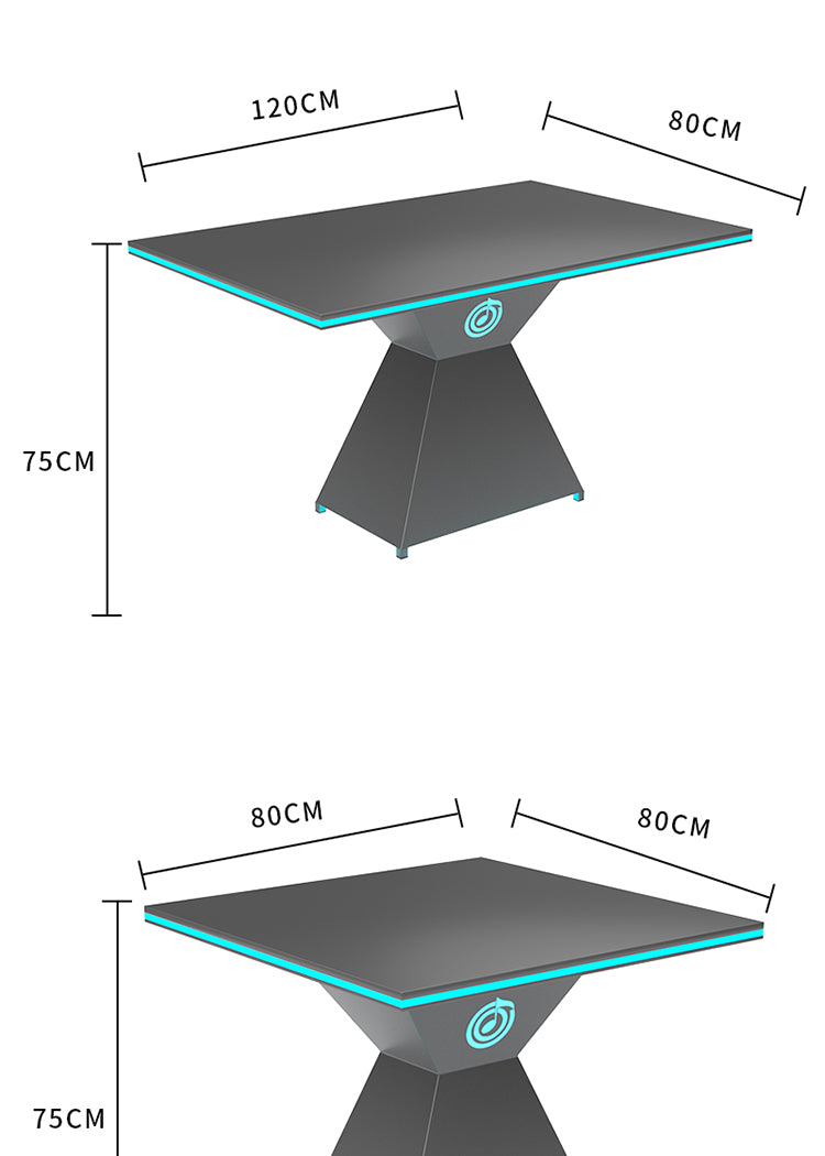 Modern Bar Furniture Set — Cross-Back Chairs & Wood-Top Tables