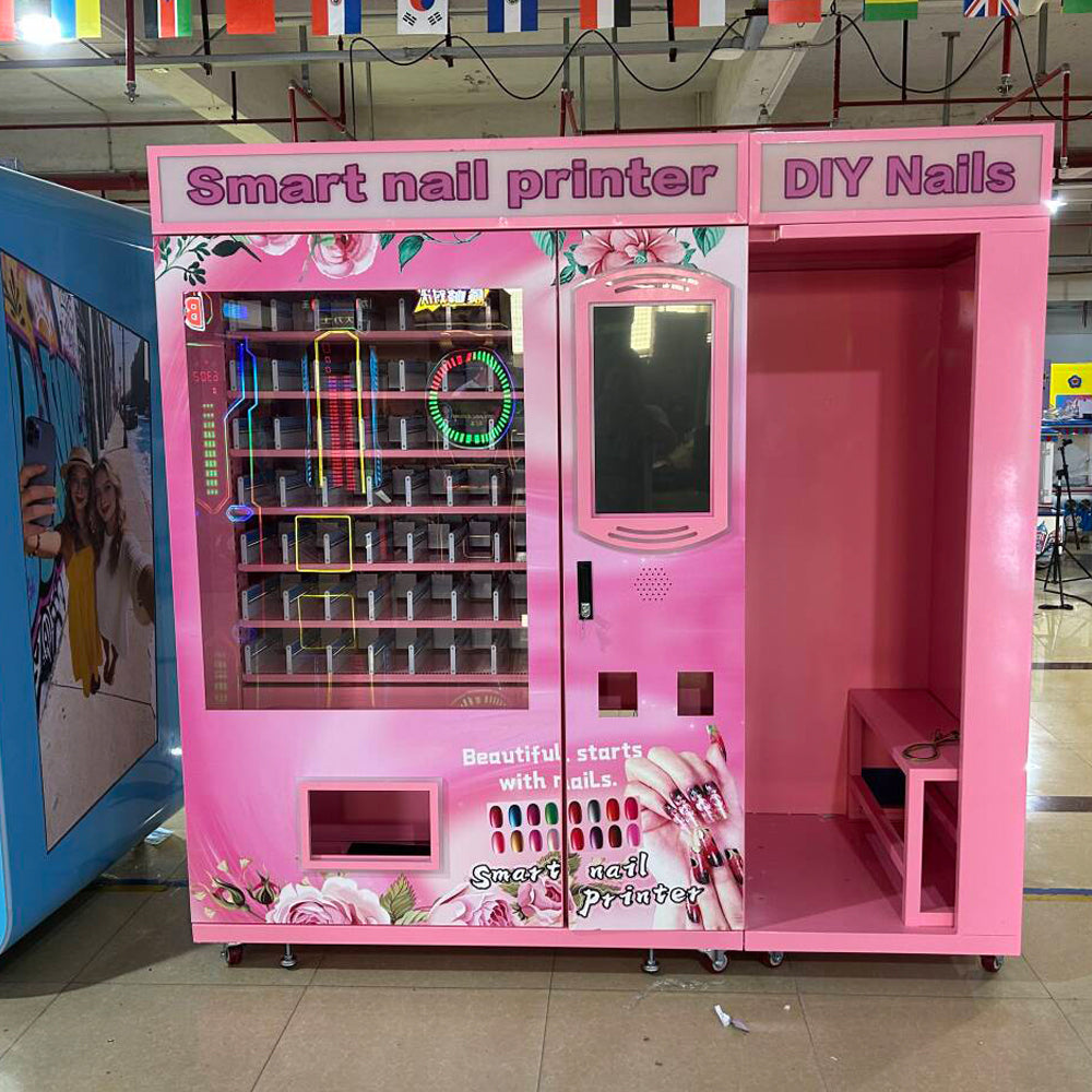 Nail Art Vending Machine — Self-Service Beauty Kiosk