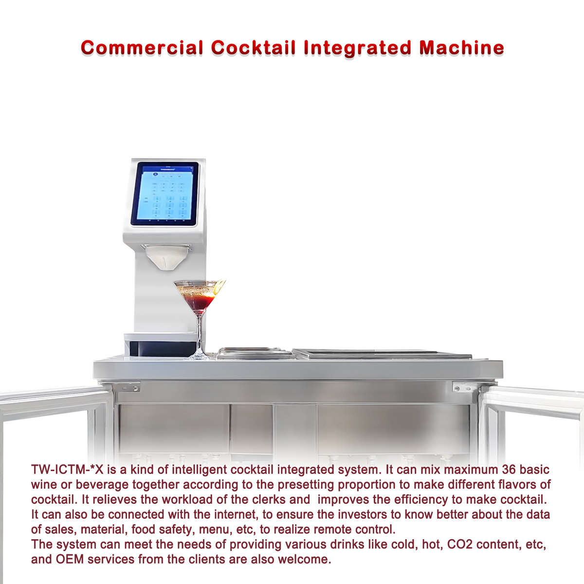 Automatic Commercial Cocktail Machine — Multi-Ingredient Dispenser