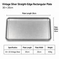 30*20 vintage silver