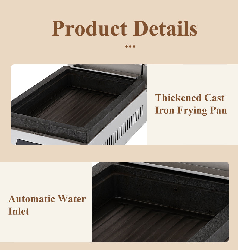 Commercial Electric Dumpling Fryer — Automatic Gyoza & Potsticker Cooker