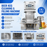 Semi-Automatic Beer Keg Washer & Filler