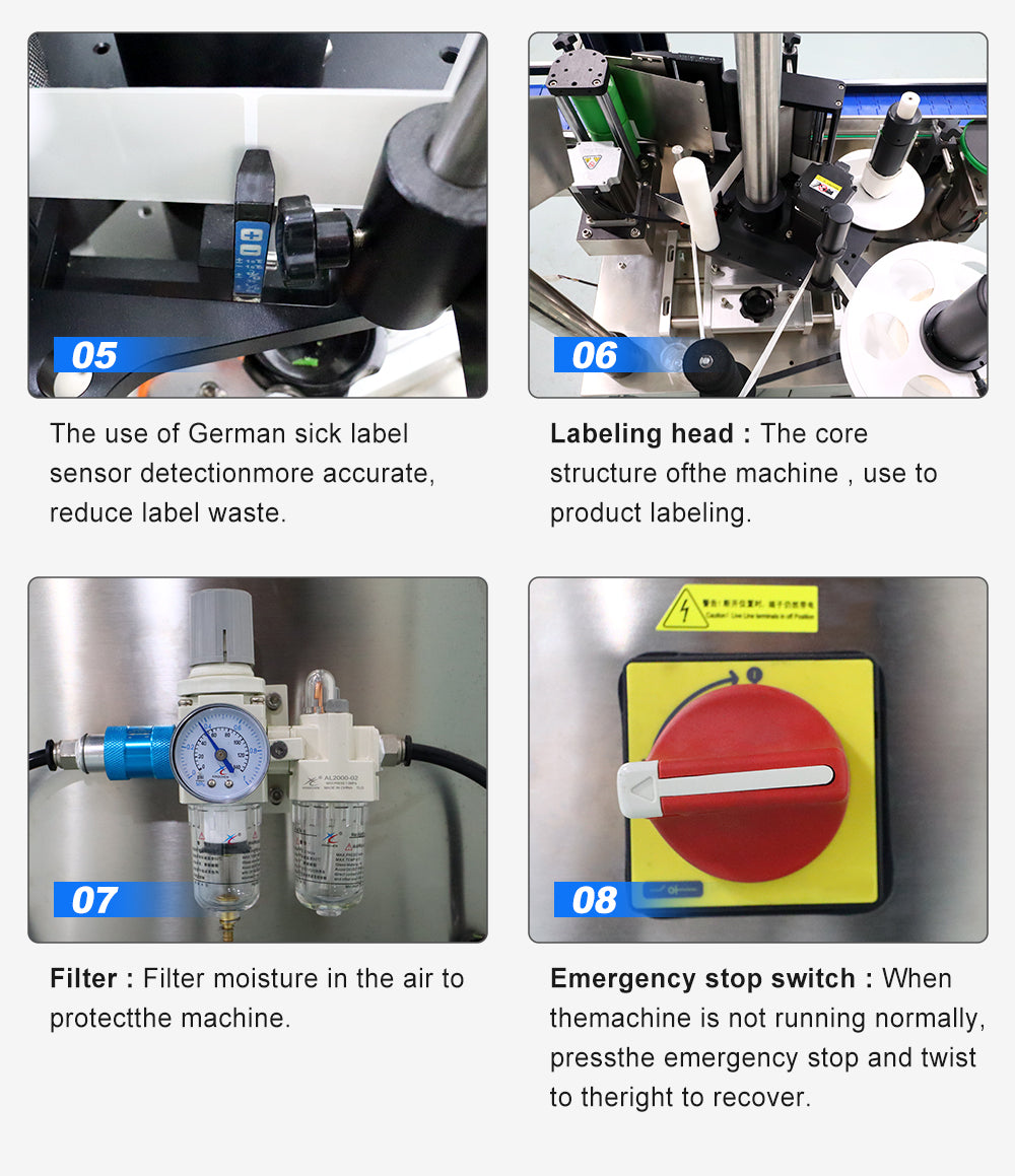 Automatic Desktop Round Bottle Labeling Machine