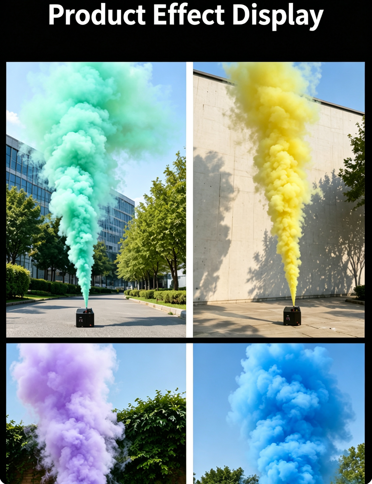 3000W DMX512 Color Fog Jet Machine — Remote Control