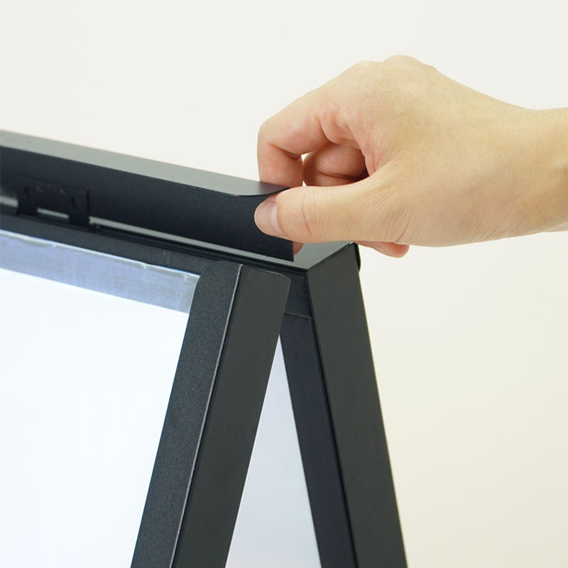 Foldable LED A-Frame Light Box — Double-Sided Sidewalk Sign