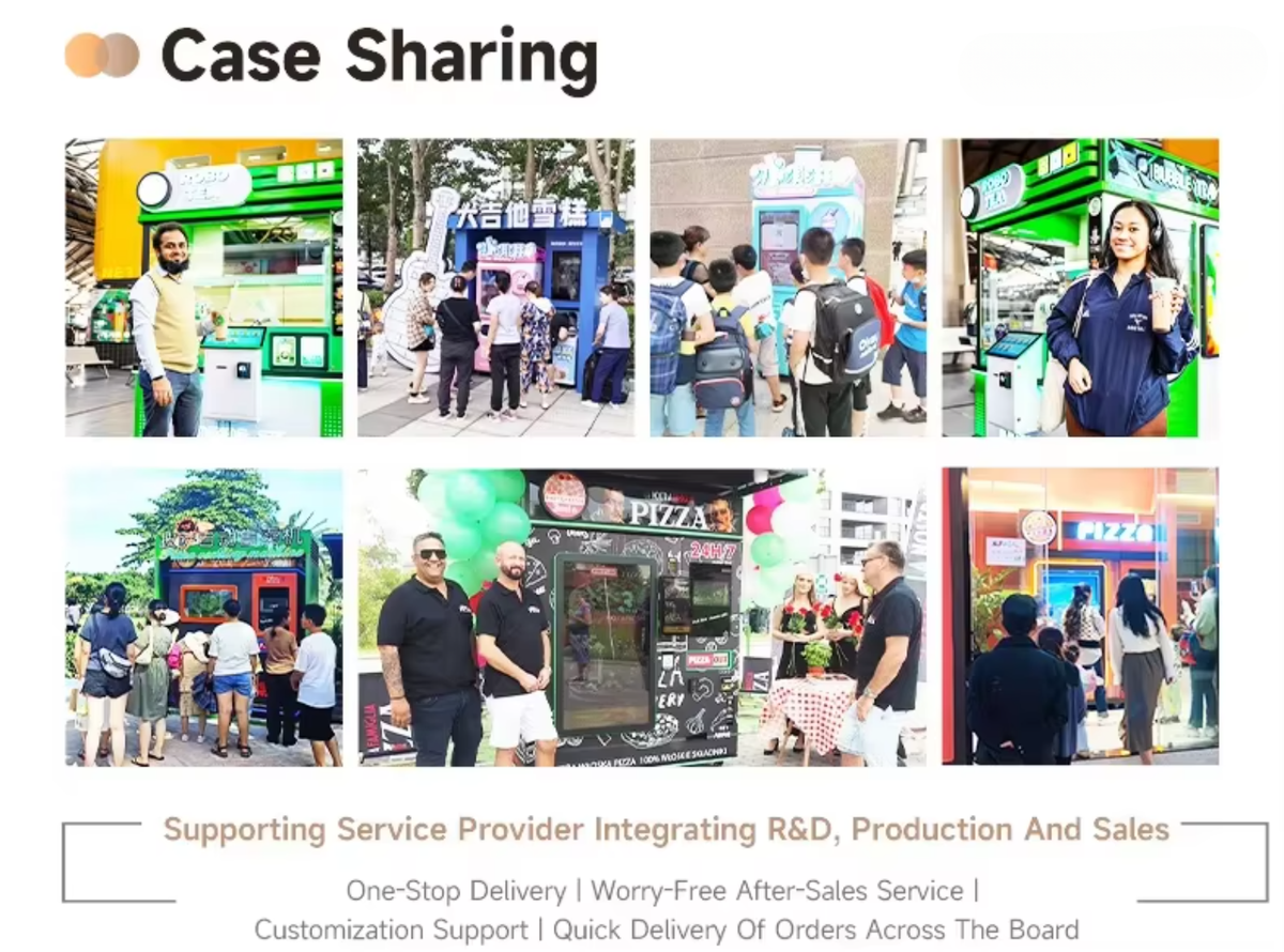 Commercial Pizza Vending Machine — 90-Second Bake, Outdoor 24/7